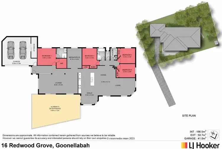 Floorplan of Homely house listing, 16 Redwood Grove, Goonellabah NSW 2480