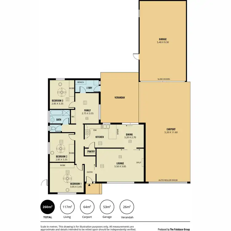 Floorplan of Homely house listing, 21 London Drive, Salisbury East SA 5109