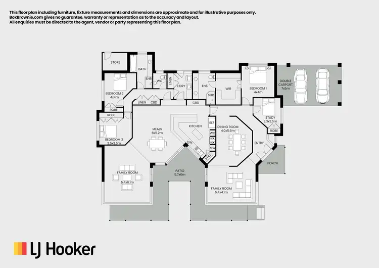 Floorplan of Homely house listing, 48 Prospect Crescent, Kalamunda WA 6076