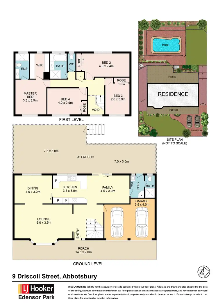 Floorplan of Homely house listing, 9 Driscoll Street, Abbotsbury NSW 2176