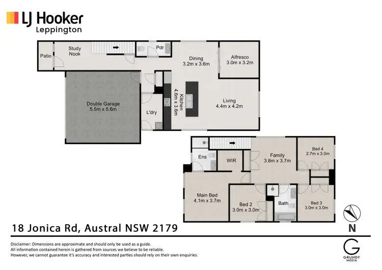 Floorplan of Homely house listing, 18 Jonica Road, Austral NSW 2179
