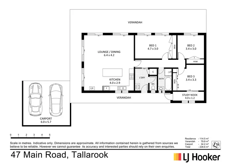 Floorplan of Homely house listing, 47 Main Road, Tallarook VIC 3659