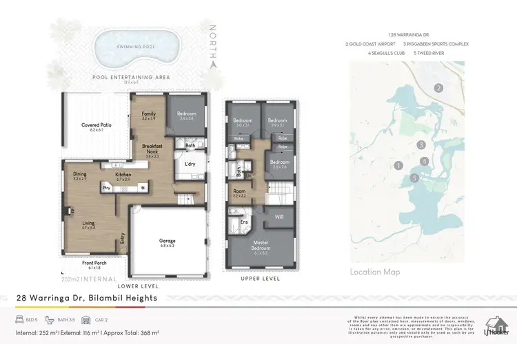 Floorplan of Homely house listing, 28 Warringa Drive, Bilambil Heights NSW 2486