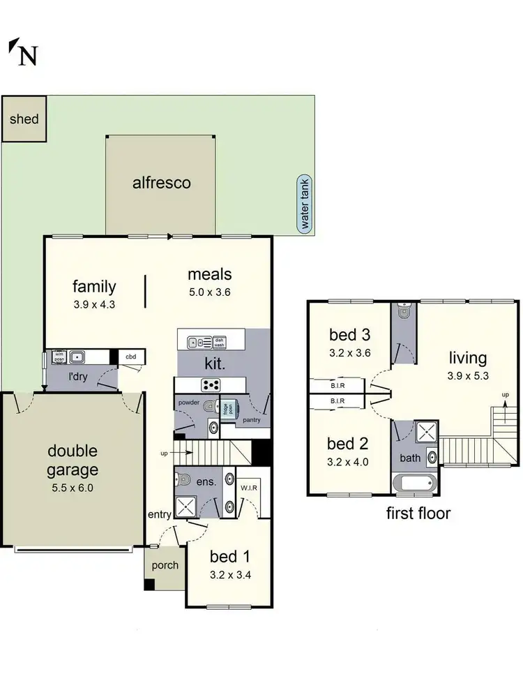 Floorplan of Homely townhouse listing, 7/2-4 Arthur Place, Croydon VIC 3136