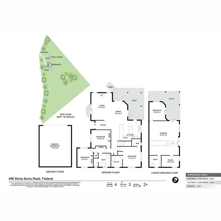 Floorplan of Homely house listing, 496 Binna Burra Road, Federal NSW 2480