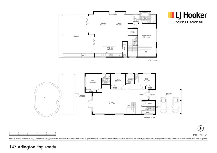 Floorplan of Homely house listing, 147 Arlington Esplanade, Clifton Beach QLD 4879