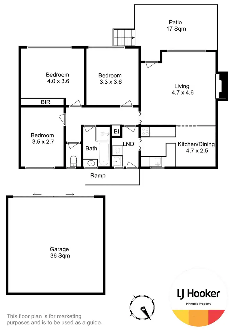 Floorplan of Homely house listing, 23 Checquers Street, Rokeby TAS 7019