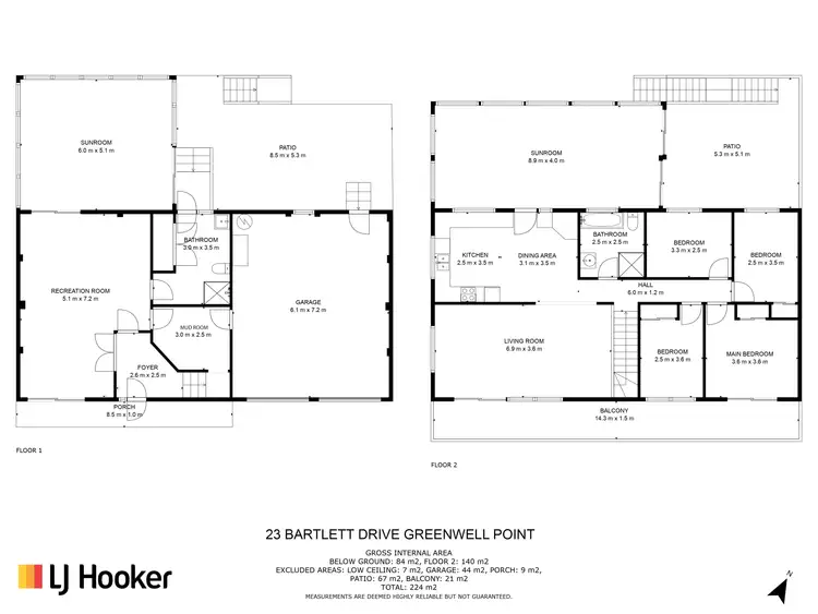 Floorplan of Homely house listing, 23 Bartlett Drive, Greenwell Point NSW 2540