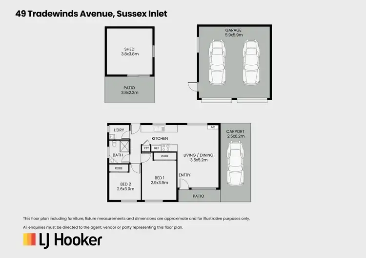 Floorplan of Homely house listing, 49 Tradewinds Avenue, Sussex Inlet NSW 2540