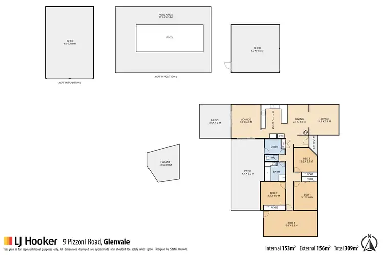 Floorplan of Homely rural property listing, 9 Pizzoni Road, Glenvale QLD 4350