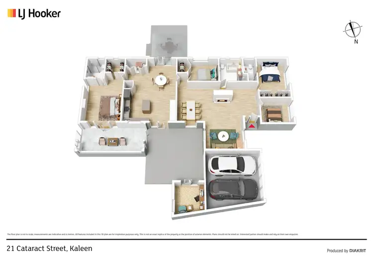 Floorplan of Homely house listing, 21 Cataract Street, Kaleen ACT 2617