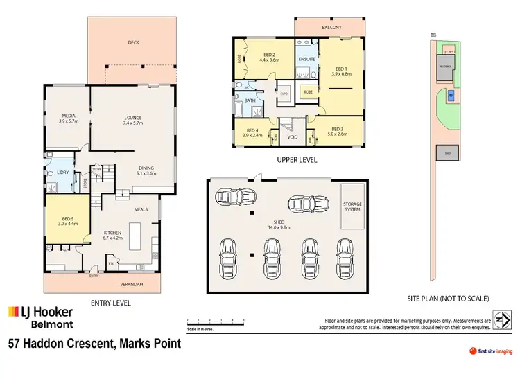 Floorplan of Homely house listing, 57 Haddon Crescent, Marks Point NSW 2280