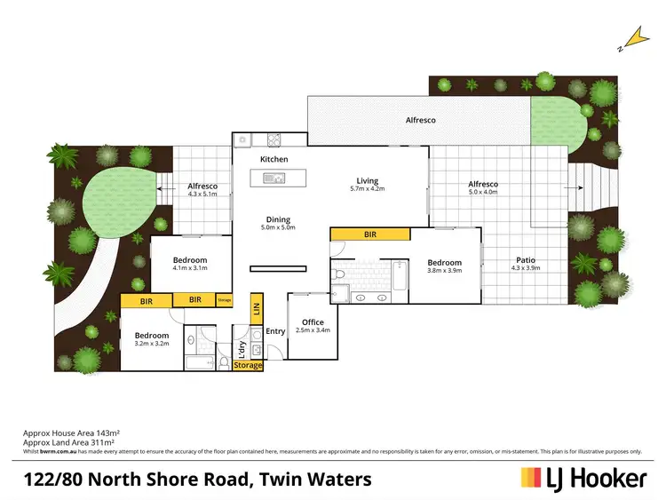 Floorplan of Homely house listing, 122/80 North Shore Road, Twin Waters QLD 4564