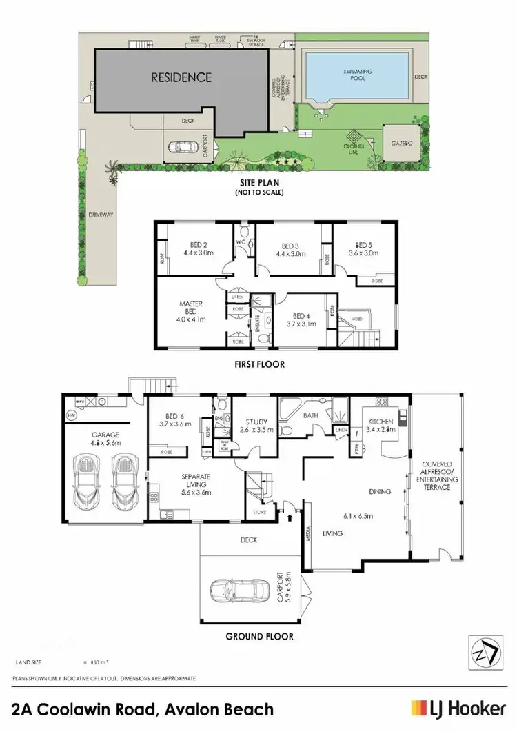 Floorplan of Homely house listing, 2A Coolawin Road, Avalon NSW 2107