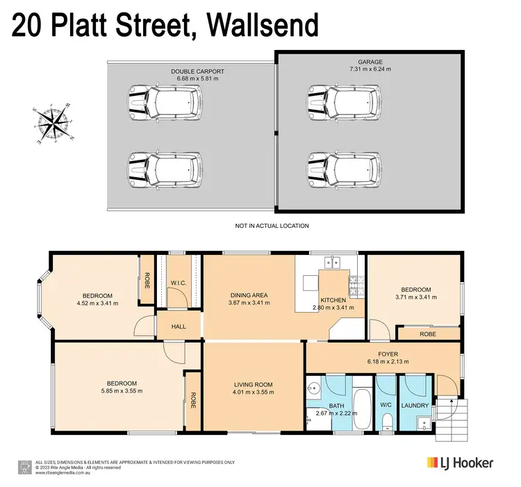 Floorplan of Homely house listing, 20 Platt Street, Wallsend NSW 2287