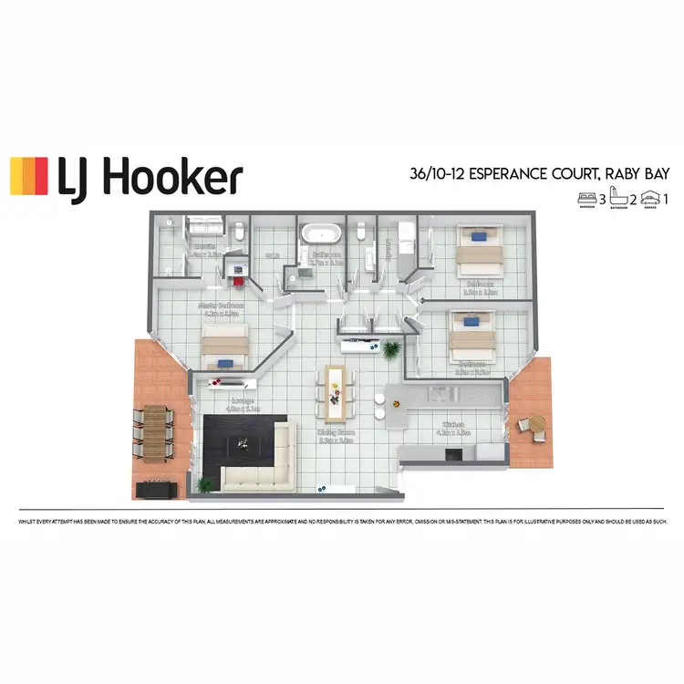 Floorplan of Homely unit listing, 36/10-12 Esperance Court, Raby Bay QLD 4163