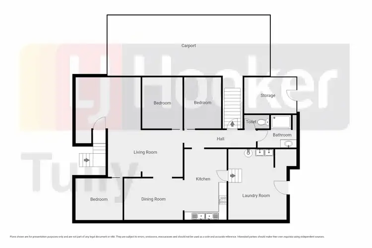 Floorplan of Homely house listing, 3 Mars Street, Tully QLD 4854