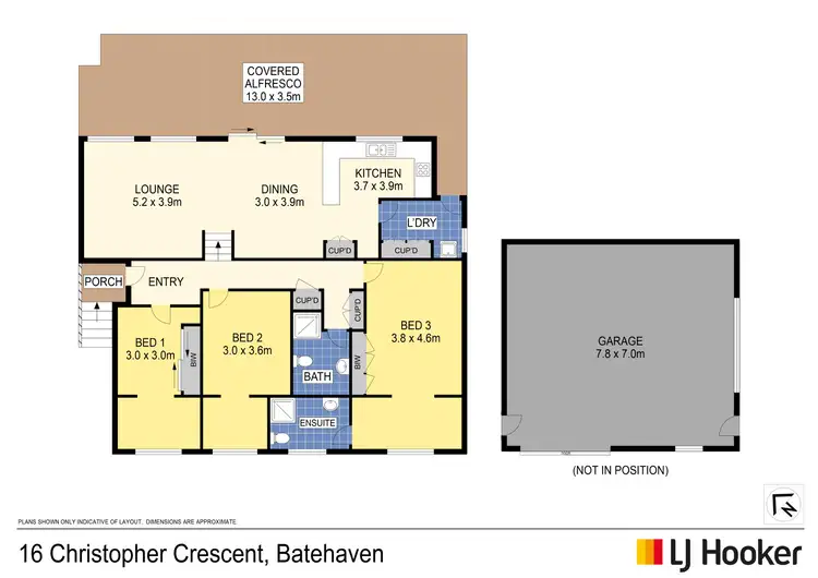 Floorplan of Homely house listing, 16 Christopher Crescent, Batehaven NSW 2536