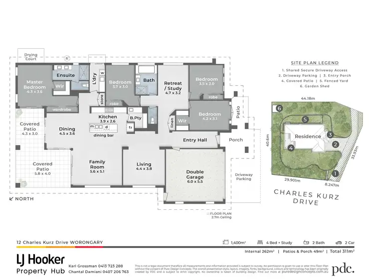 Floorplan of Homely house listing, 12 Charles Kurz Drive, Worongary QLD 4213