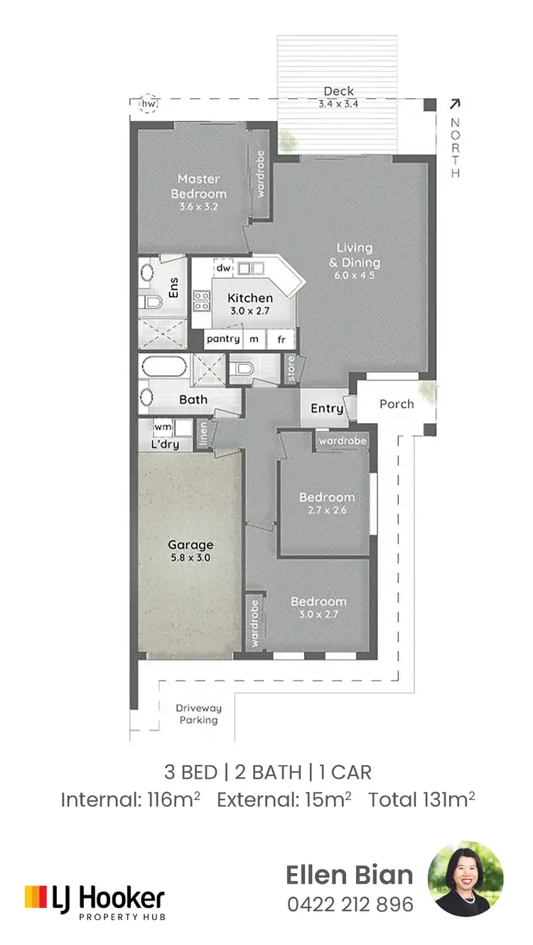 Floorplan of Homely townhouse listing, 38/54 Gemvale Road, Reedy Creek QLD 4227