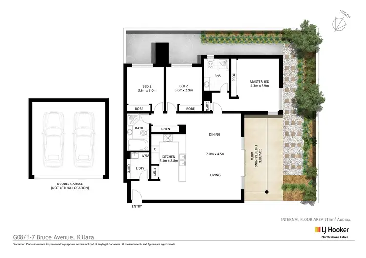 Floorplan of Homely unit listing, G08/1-7 Bruce Avenue, Killara NSW 2071