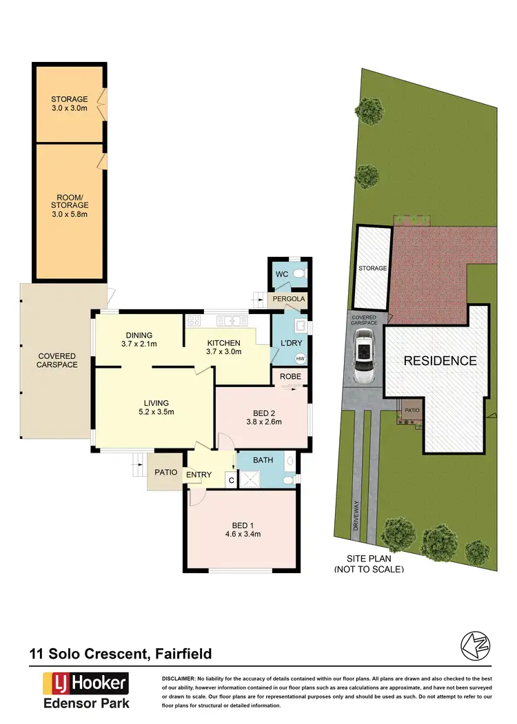 Floorplan of Homely house listing, 11 Solo Crescent, Fairfield NSW 2165