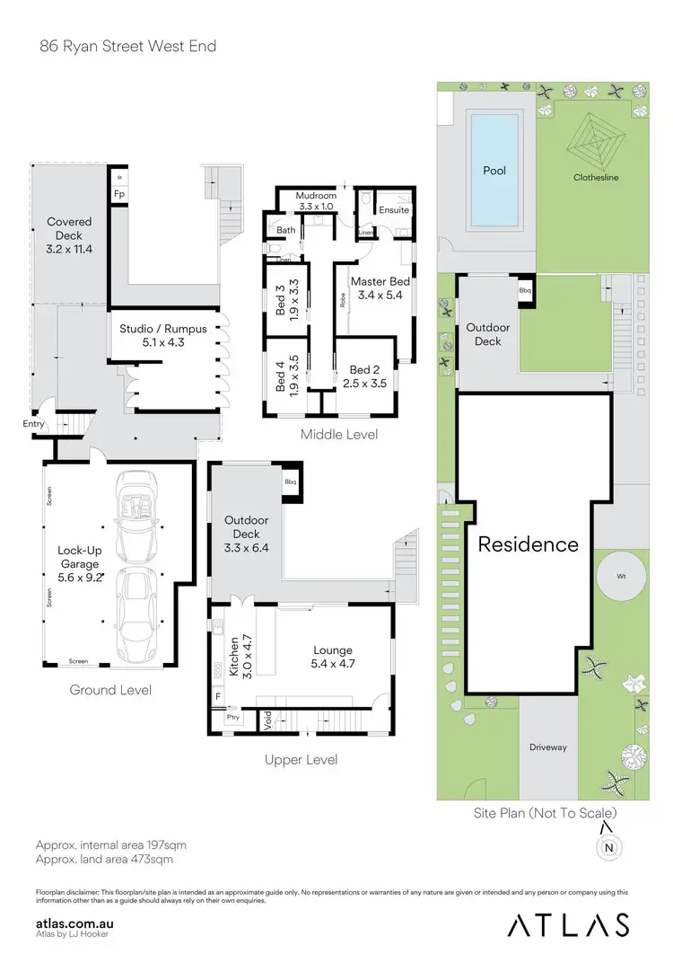 Floorplan of Homely house listing, 86 Ryan Street, West End QLD 4101