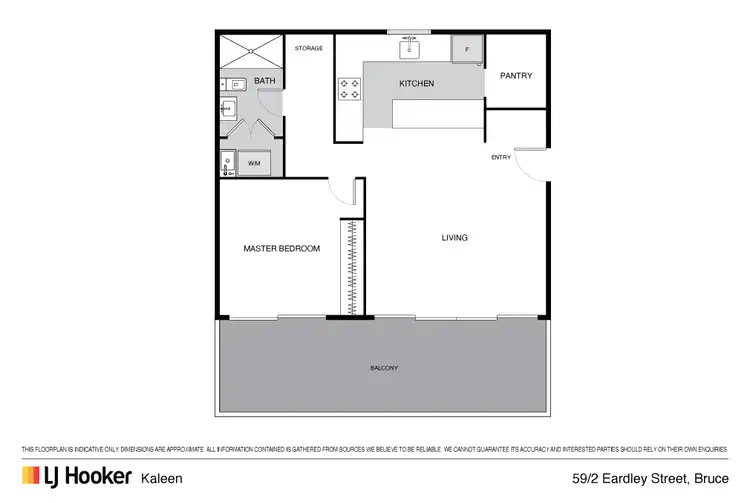 Floorplan of Homely apartment listing, 59/2 Eardley Street, Bruce ACT 2617