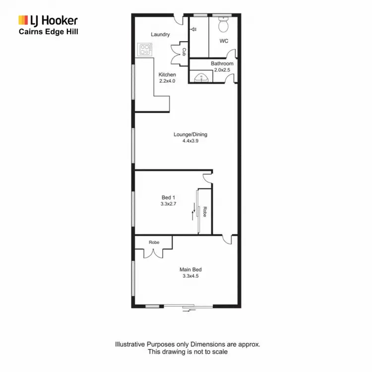 Floorplan of Homely apartment listing, 1/31 Digger Street, Cairns North QLD 4870
