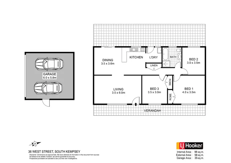 Floorplan of Homely house listing, 36 West Street, South Kempsey NSW 2440