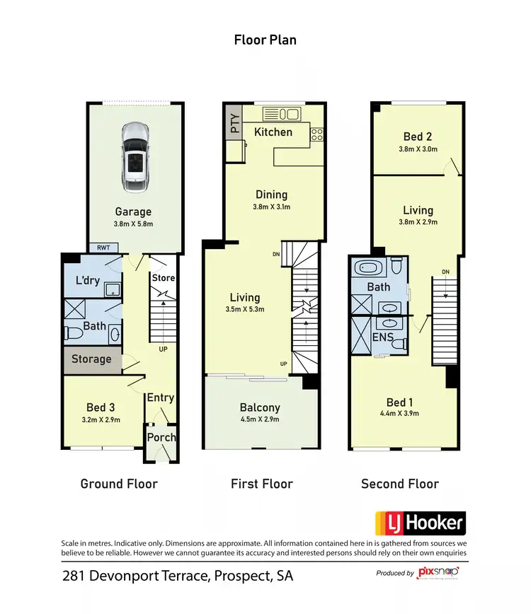 Floorplan of Homely house listing, 281 Devonport Terrace, Prospect SA 5082