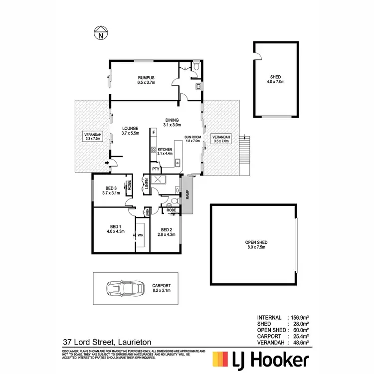 Floorplan of Homely house listing, 37 Lord Street, Laurieton NSW 2443
