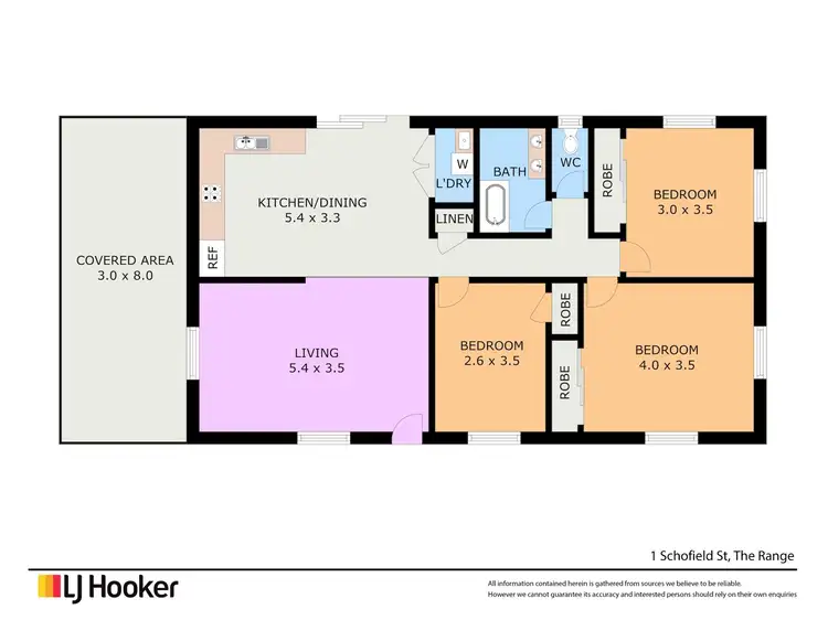 Floorplan of Homely house listing, 1 Schofield Street, The Range QLD 4700