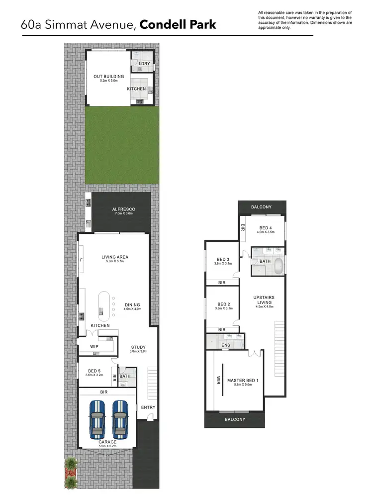 Floorplan of Homely house listing, 60a Simmat Avenue, Condell Park NSW 2200