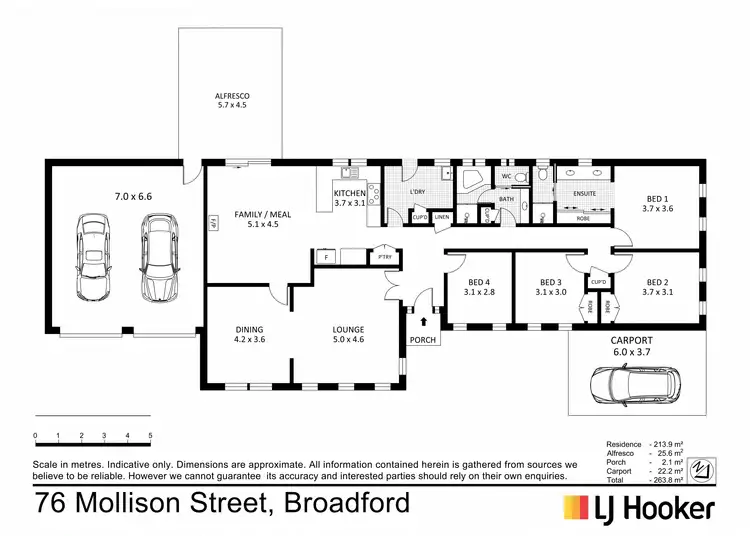Floorplan of Homely house listing, 76 Mollison Street, Broadford VIC 3658