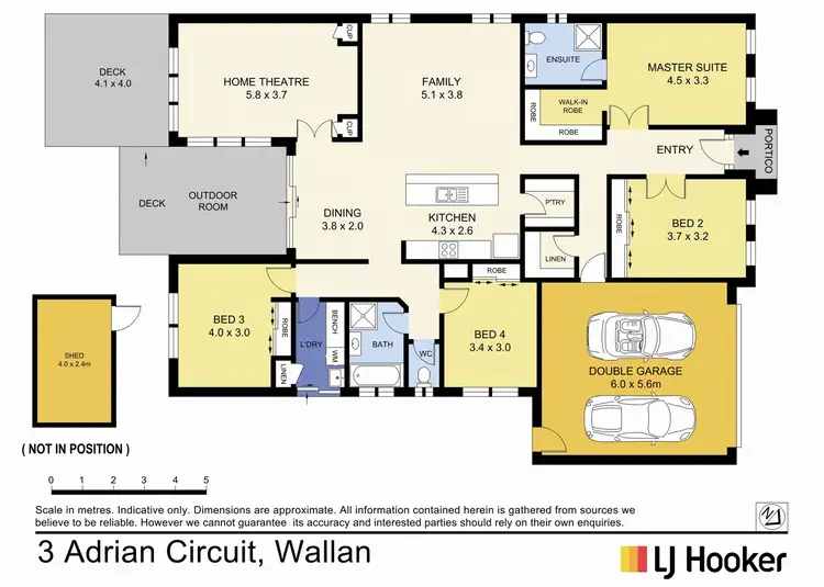 Floorplan of Homely house listing, 3 Adrian Circuit, Wallan VIC 3756