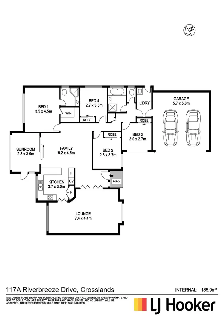 Floorplan of Homely house listing, 117A Riverbreeze Drive, Wauchope NSW 2446