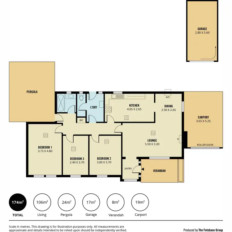 Floorplan of Homely house listing, 5 Sampson Road, Elizabeth Grove SA 5112