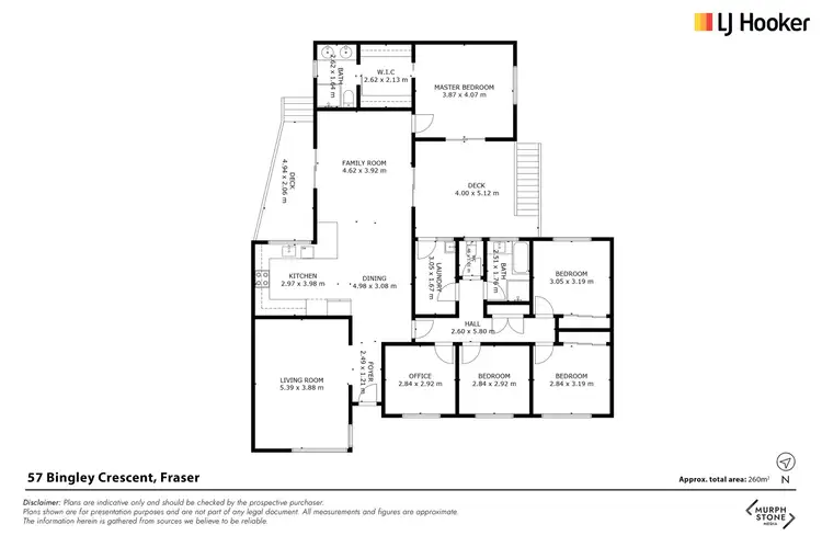 Floorplan of Homely house listing, 57 Bingley Crescent, Fraser ACT 2615