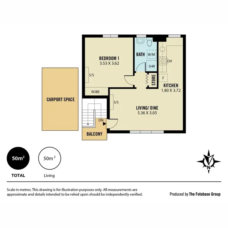 Floorplan of Homely flat listing, 6/9 Killicoat Street, Unley SA 5061