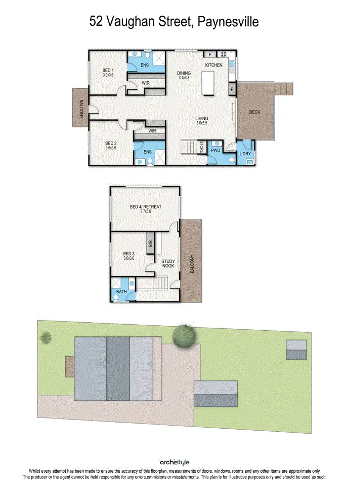 Floorplan of Homely house listing, 52 Vaughan Street, Paynesville VIC 3880