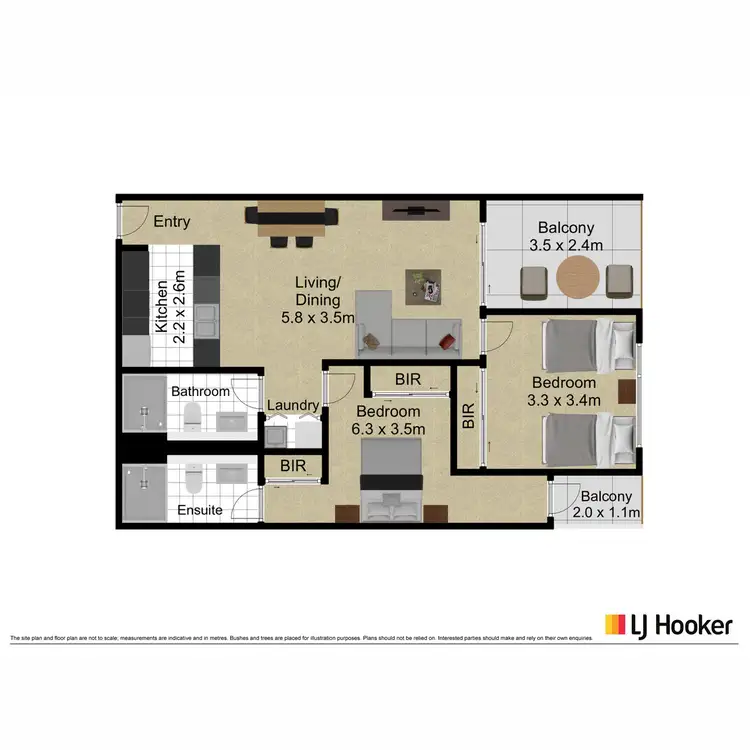 Floorplan of Homely apartment listing, 136/1 Anthony Rolfe Avenue, Gungahlin ACT 2912