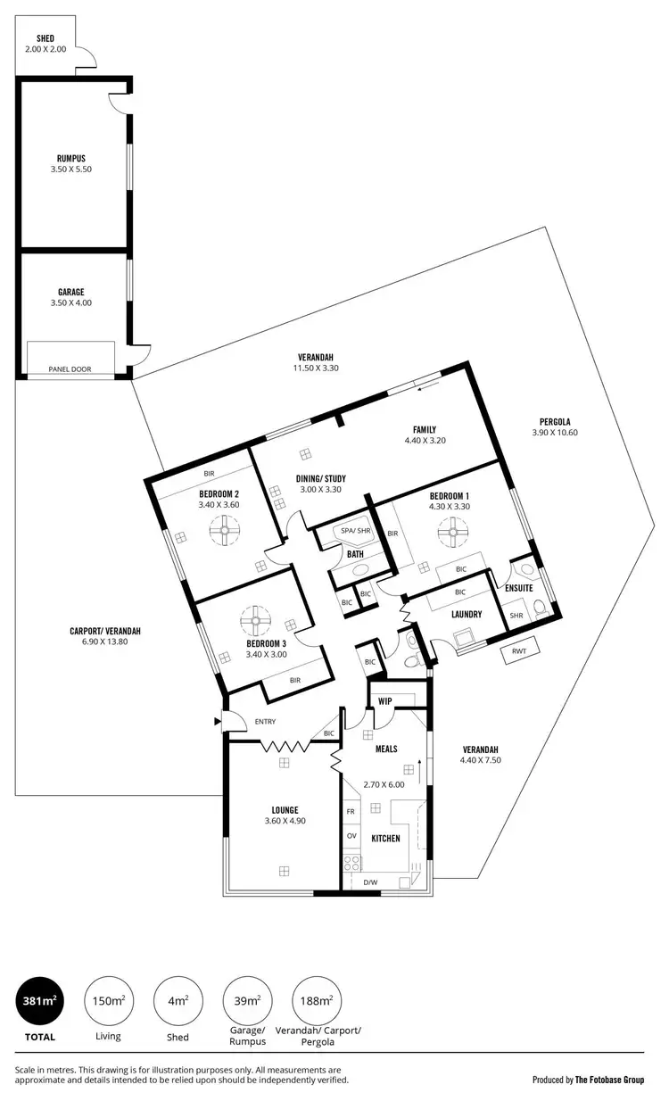 Floorplan of Homely house listing, 15 Festival Crescent, Kidman Park SA 5025
