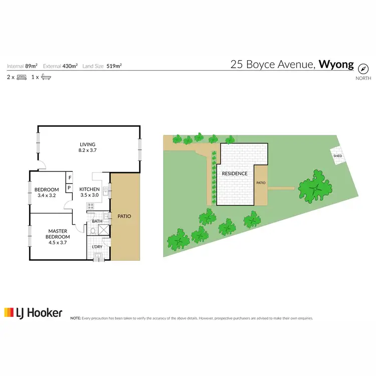 Floorplan of Homely house listing, 25 Boyce Avenue, Wyong NSW 2259