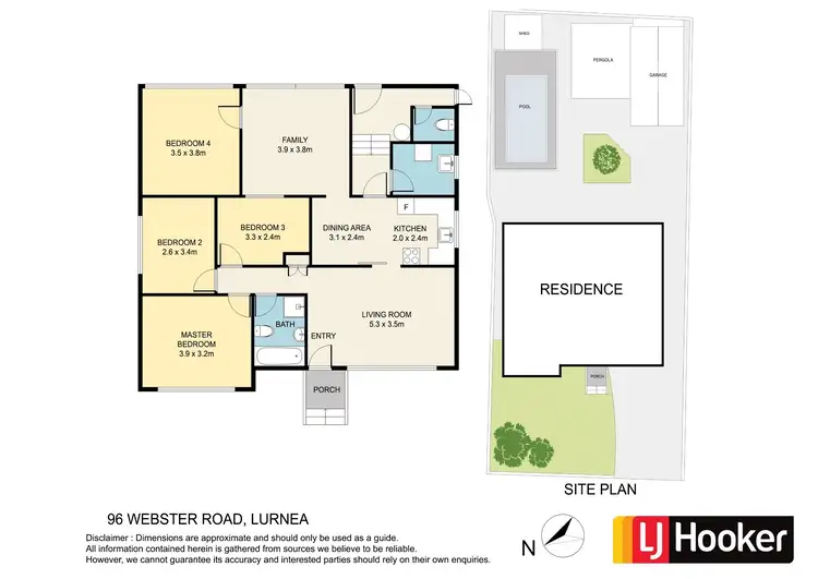 Floorplan of Homely house listing, 96 Webster Road, Lurnea NSW 2170