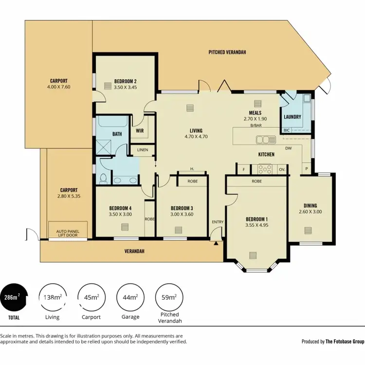 Floorplan of Homely house listing, 7 Starling Court, Wynn Vale SA 5127