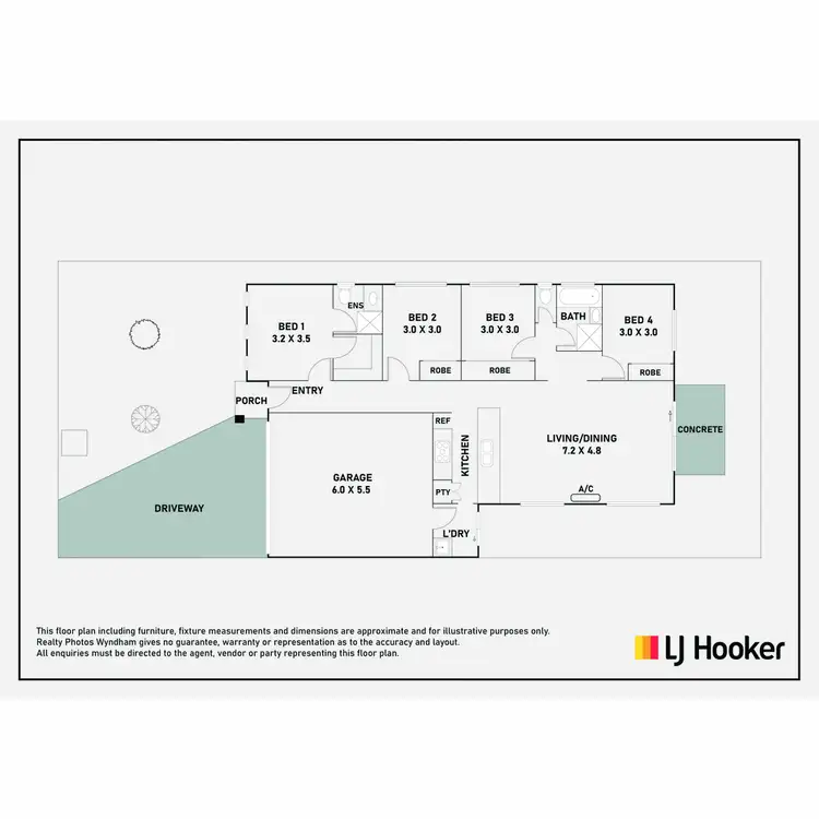 Floorplan of Homely house listing, 10 Bealiba Avenue, Weir Views VIC 3338