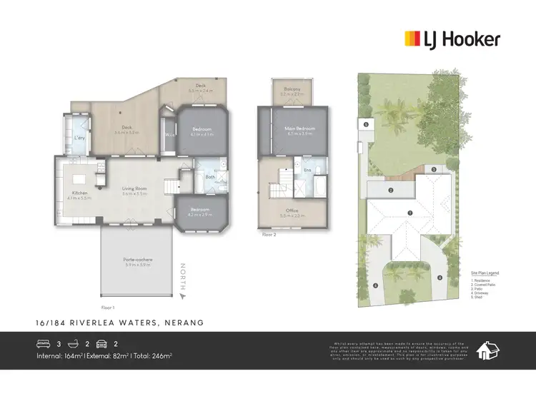 Floorplan of Homely house listing, 16 Riverlea Waters Drive, Nerang QLD 4211
