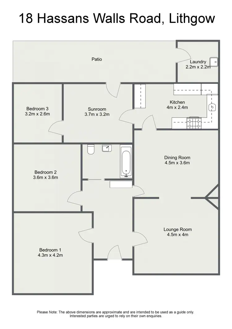 Floorplan of Homely house listing, 18 Hassans Walls Road, Lithgow NSW 2790