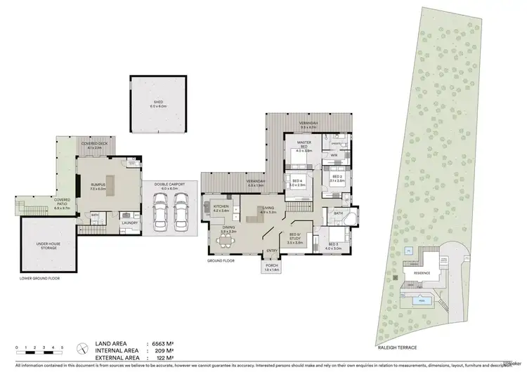 Floorplan of Homely house listing, 8 Raleigh Terrace, Currumbin Waters QLD 4223